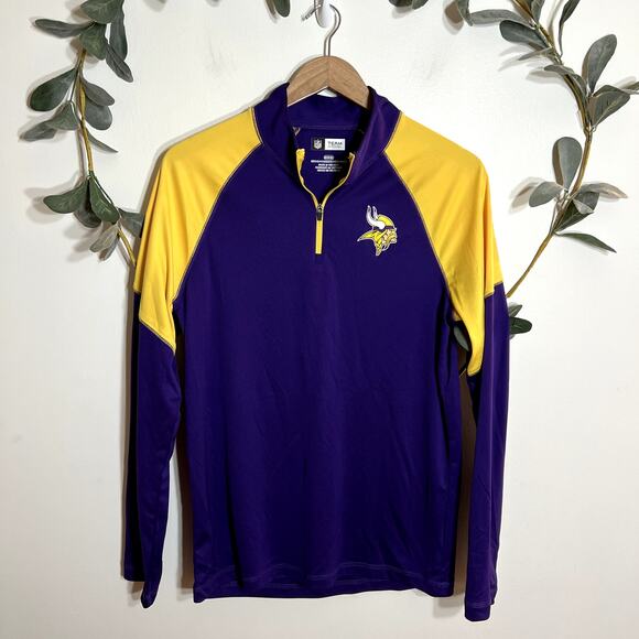 Minnesota Vikings Athletic 1/4 Zip - Picture 1 of 4